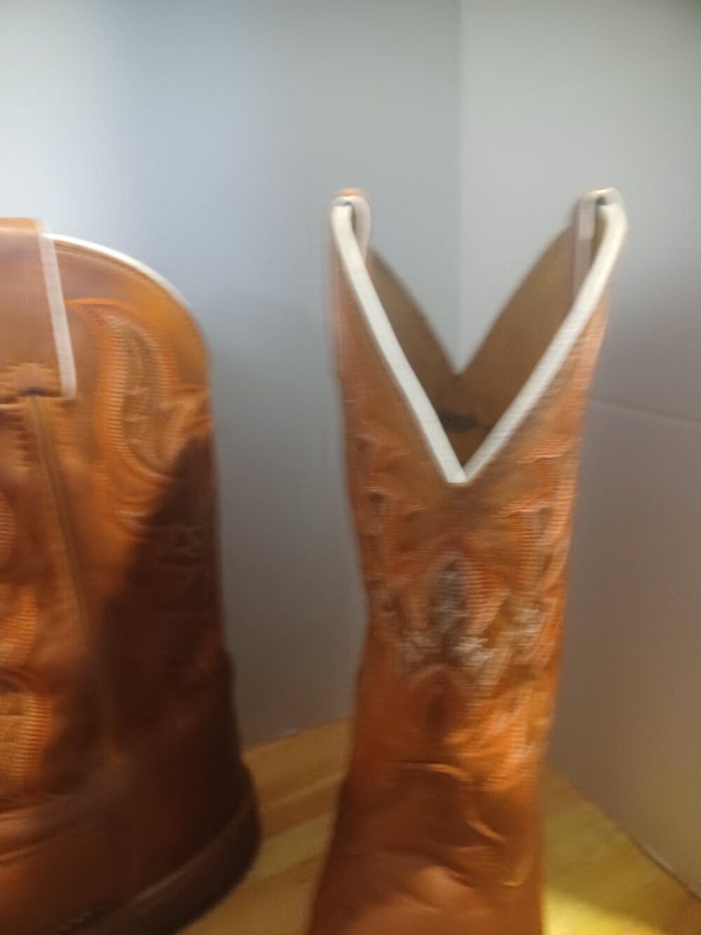 Vintage Justin Western Boots Men size 10 1/2 - Picture 7 of 16